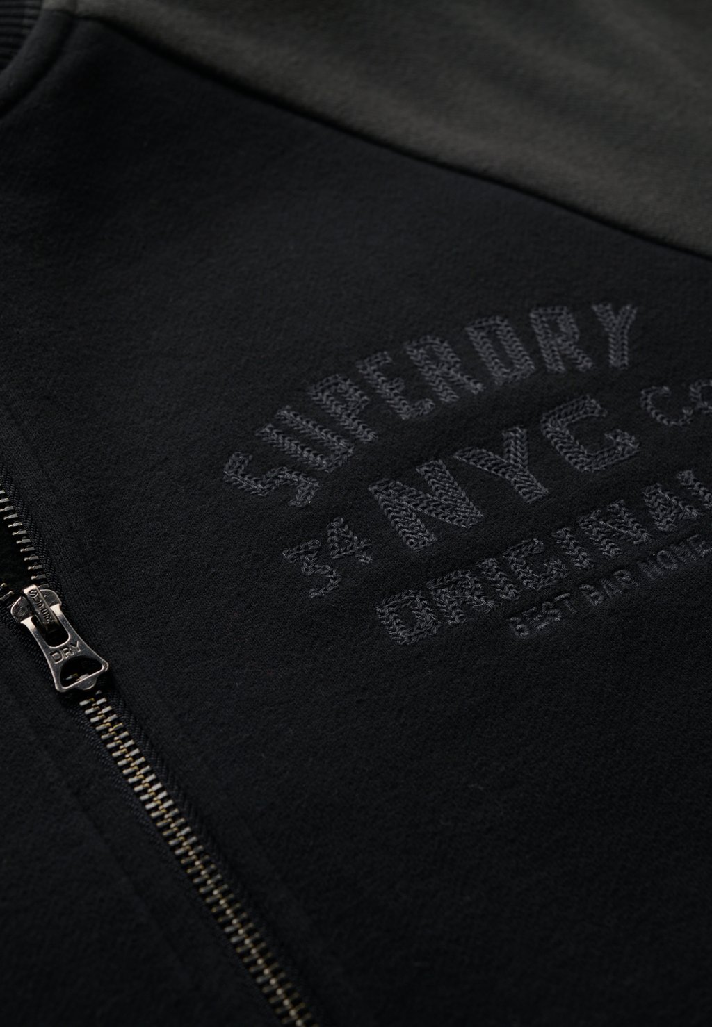 

Толстовка на молнии COLLEGE GRAPHIC Superdry, черный