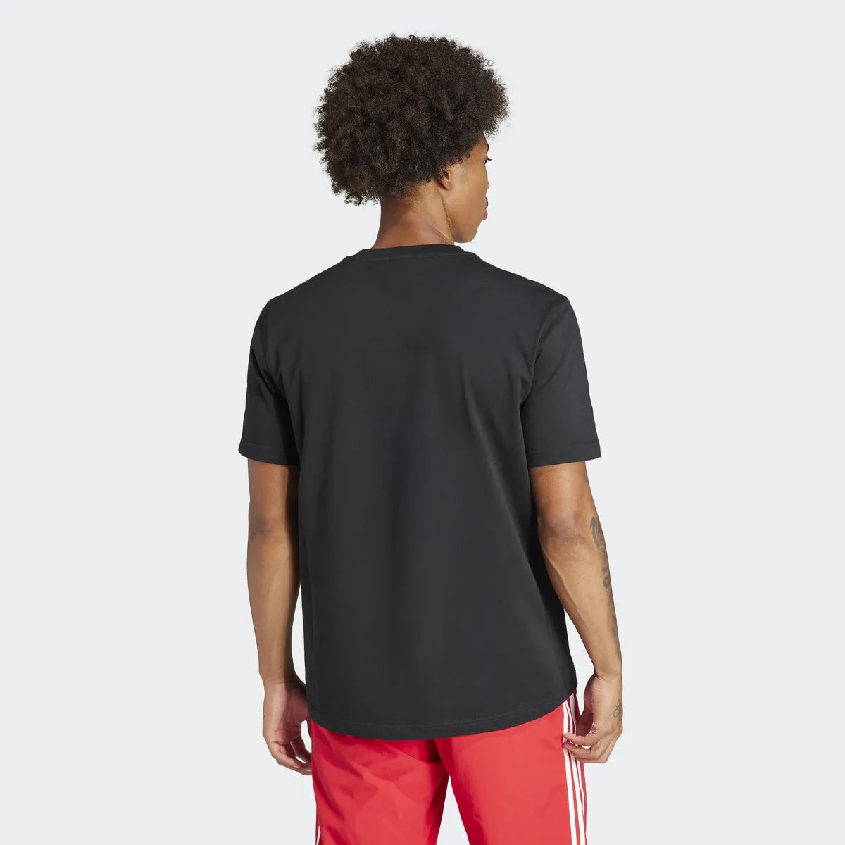 Футболка Adidas Originals "ФУТБОЛКА TREFOIL", черный — фото 4