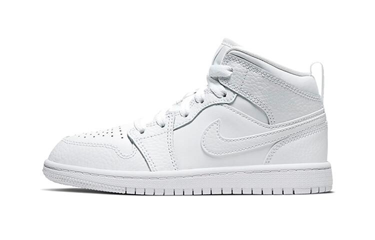 

Кроссовки Jordan 1 Mid PS Triple White 2021