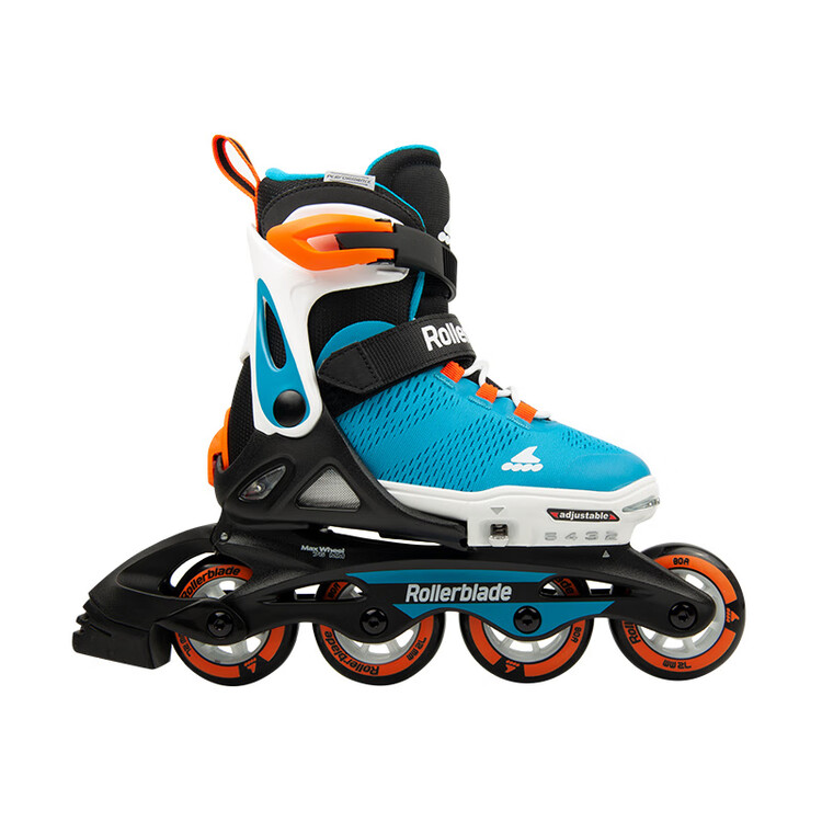 

RollerBlade Роликовые коньки Flash для мальчиков и девочек, детские, полный комплект, синие, размер M (33-36.5 см)