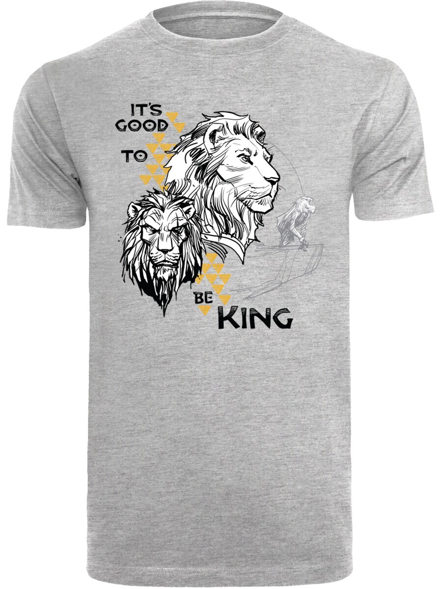

Классическая футболка F4NT4STIC Shirt Disney König der Löwen Movie It s Good To Be King, пятнистый серый
