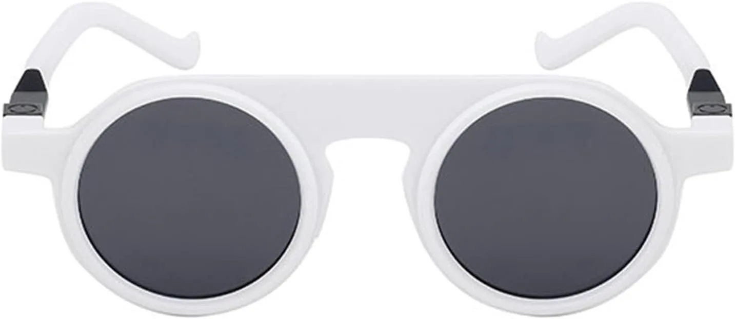 

Солнцезащитные очки Willochra в стиле ретро, ​​круглые, для женщин и мужчин, винтажные, в стиле Y2K, в маленькой оправе, панк, защита от УФ-излучения UV400, C2