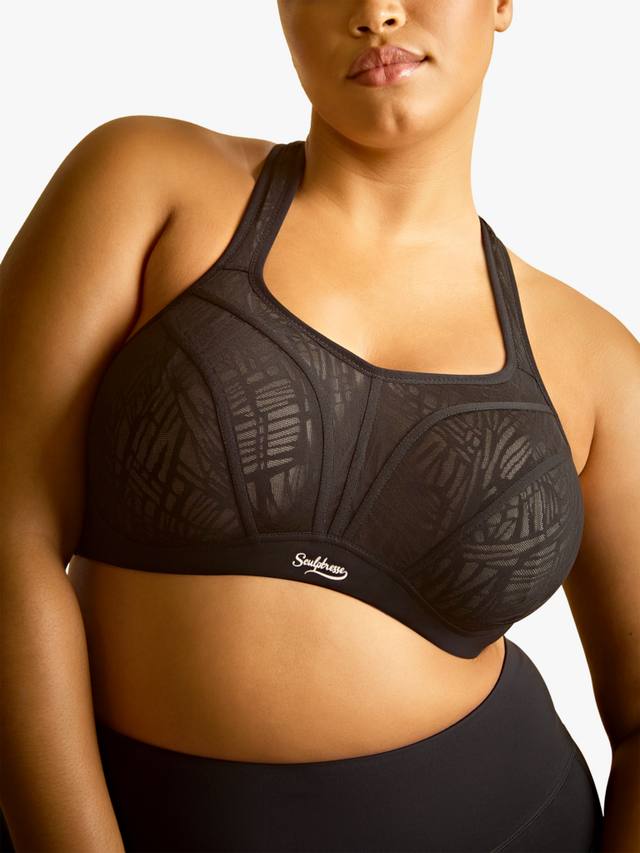 

Активируй спортивный бюстгальтер с косточками Sculptresse, Black/Chalk