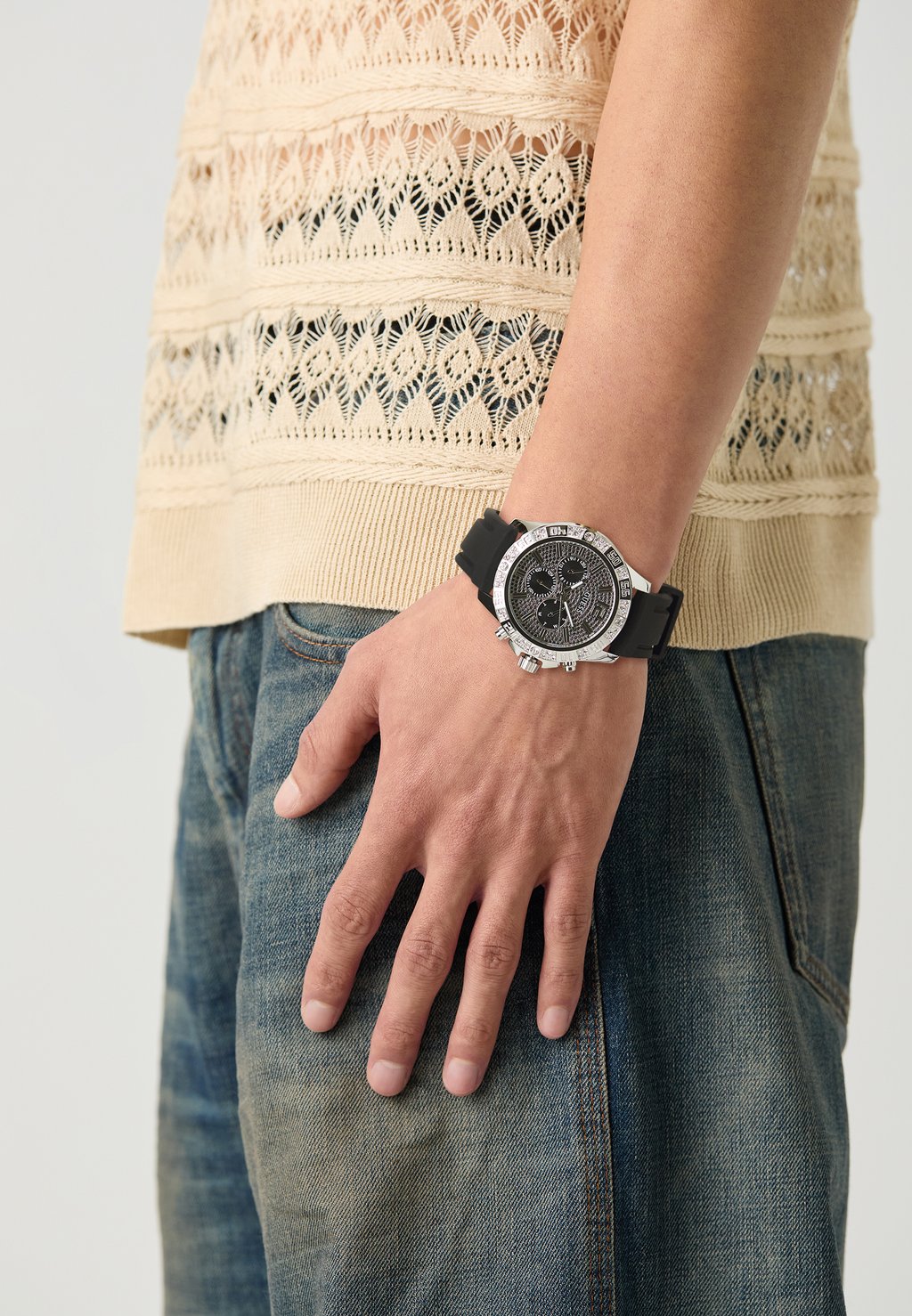 

Часы MAJESTIC Guess, черный