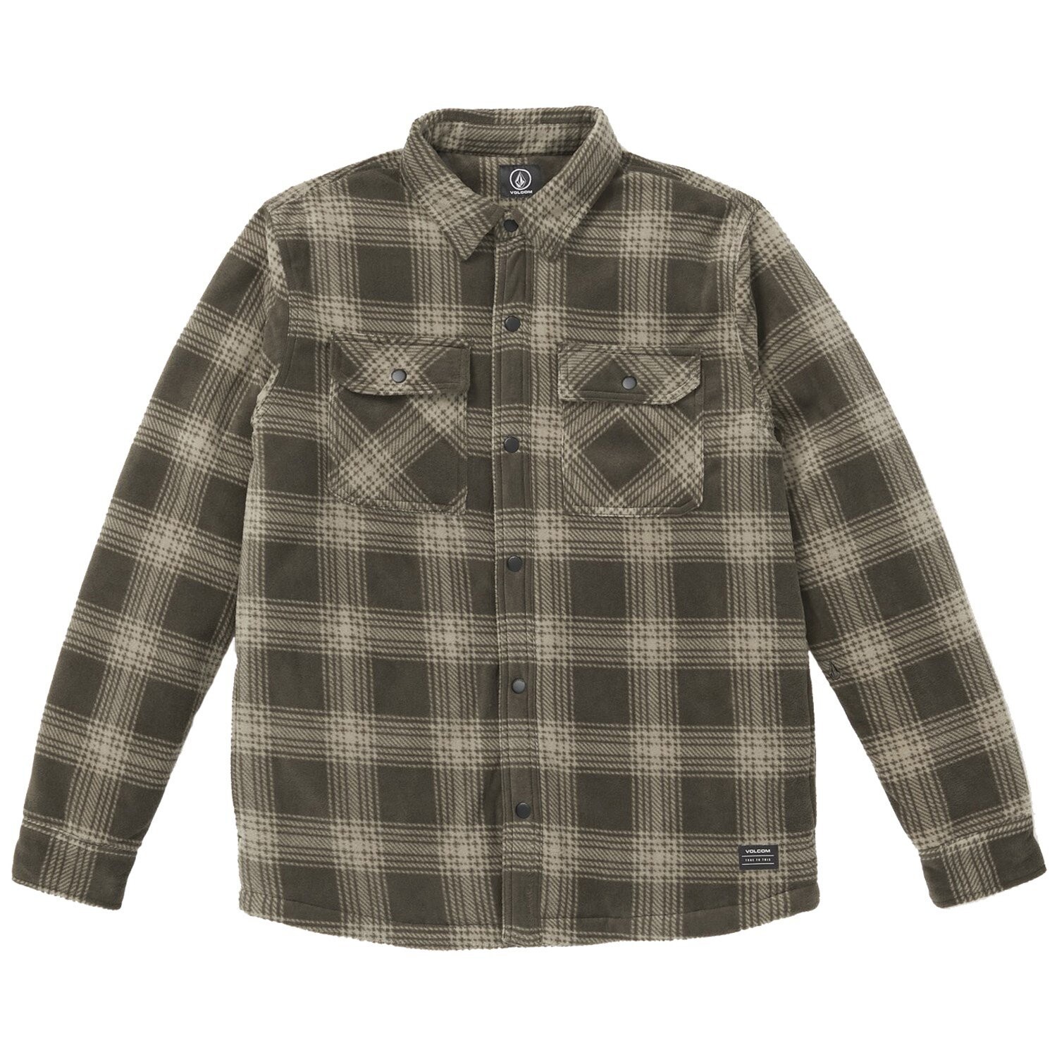 

Рубашка Volcom Bowered Fleece, цвет Wren