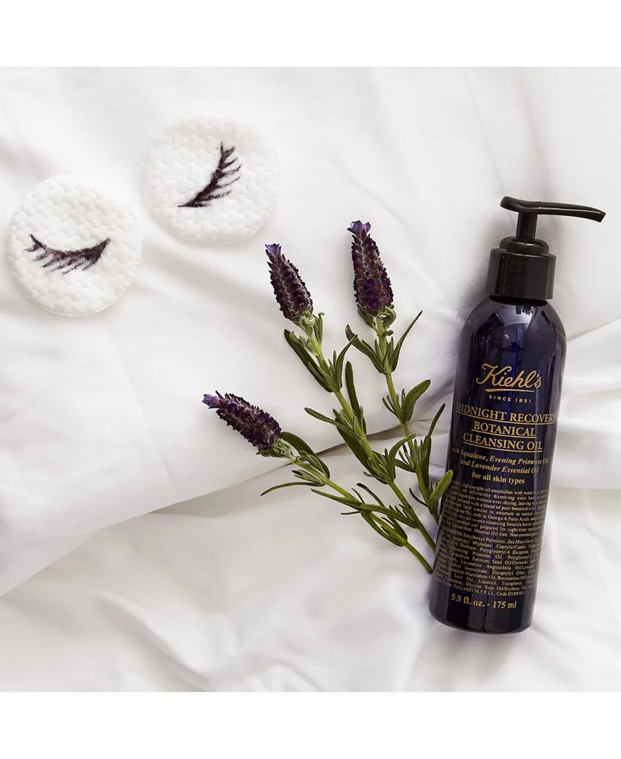 Kiehl's Since 1851 Очищающее масло Midnight Recovery Botanical Cleansing Oil, 5,9 унции — фото 4
