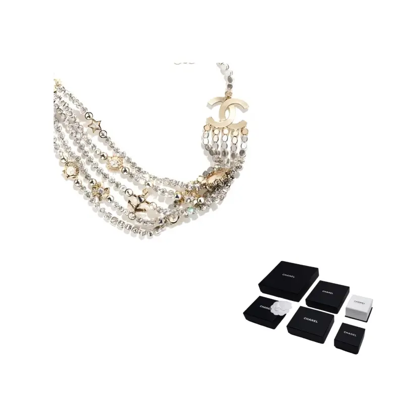 

CHANEL 25C металлические подвески для женщин silver