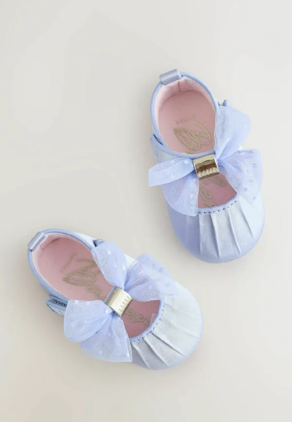 Детские туфли-мэри-джейн стандартного кроя с бантом Baker By Ted Baker, Blue — фото 3