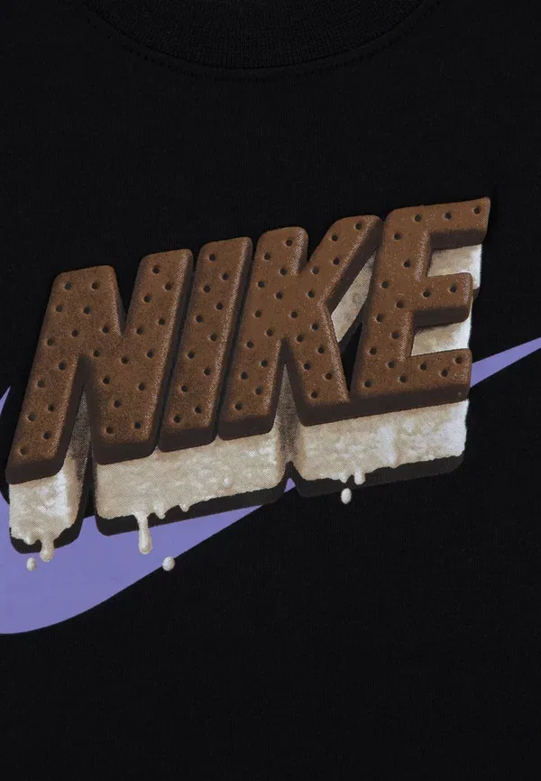 Футболка Nike Sportswear с принтом мороженого, черный — фото 3