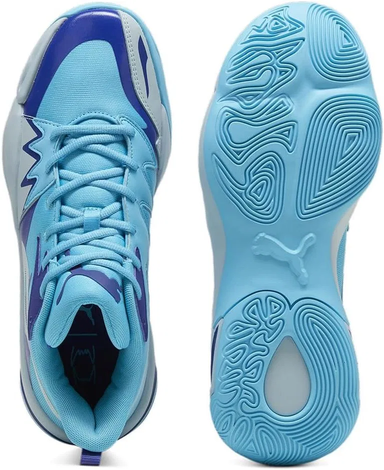 Баскетбольные кроссовки PUMA Genetics унисекс, Bright Aqua — фото 2