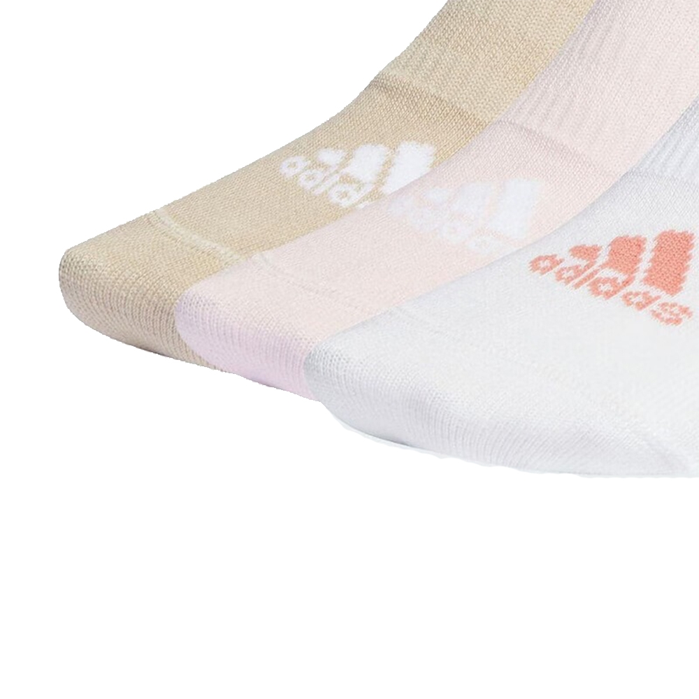 Женские носки щиколотки 3 пары Adidas, 3 pack (clear розовый/белый/taupe) — фото 3