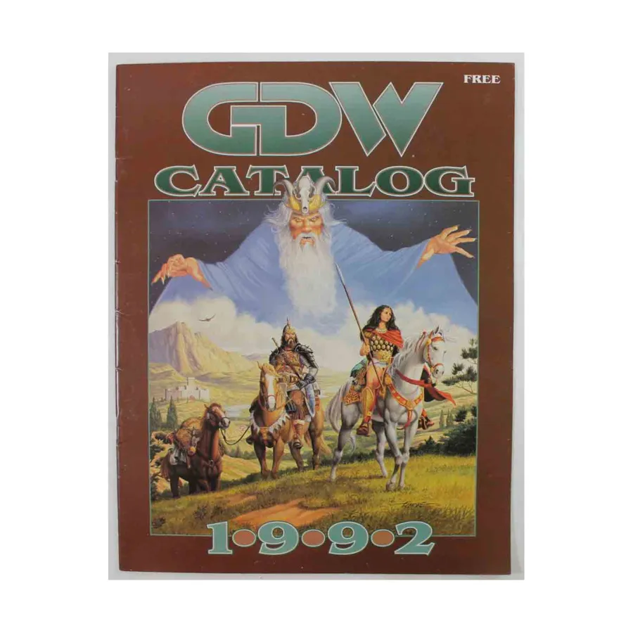 

1992 Game Catalog, Catalogs (GDW), мягкая обложка