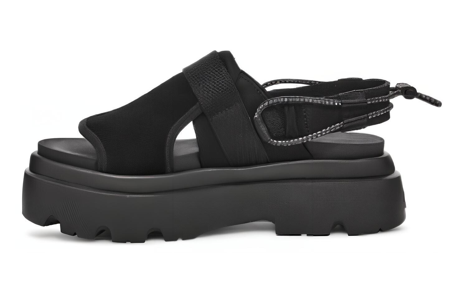 Пляжные сандалии женские черные Ugg