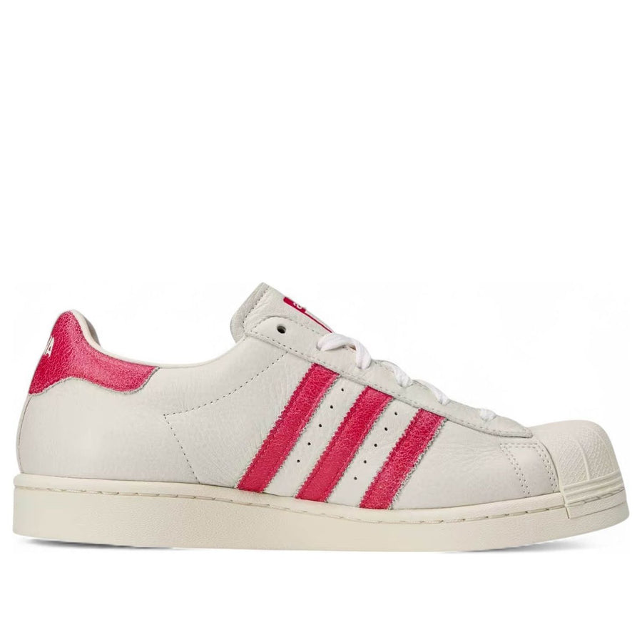 Кроссовки (WMNS) adidas x Avavav Superstar Modified 'Crystal White Red', бежевый — фото 2