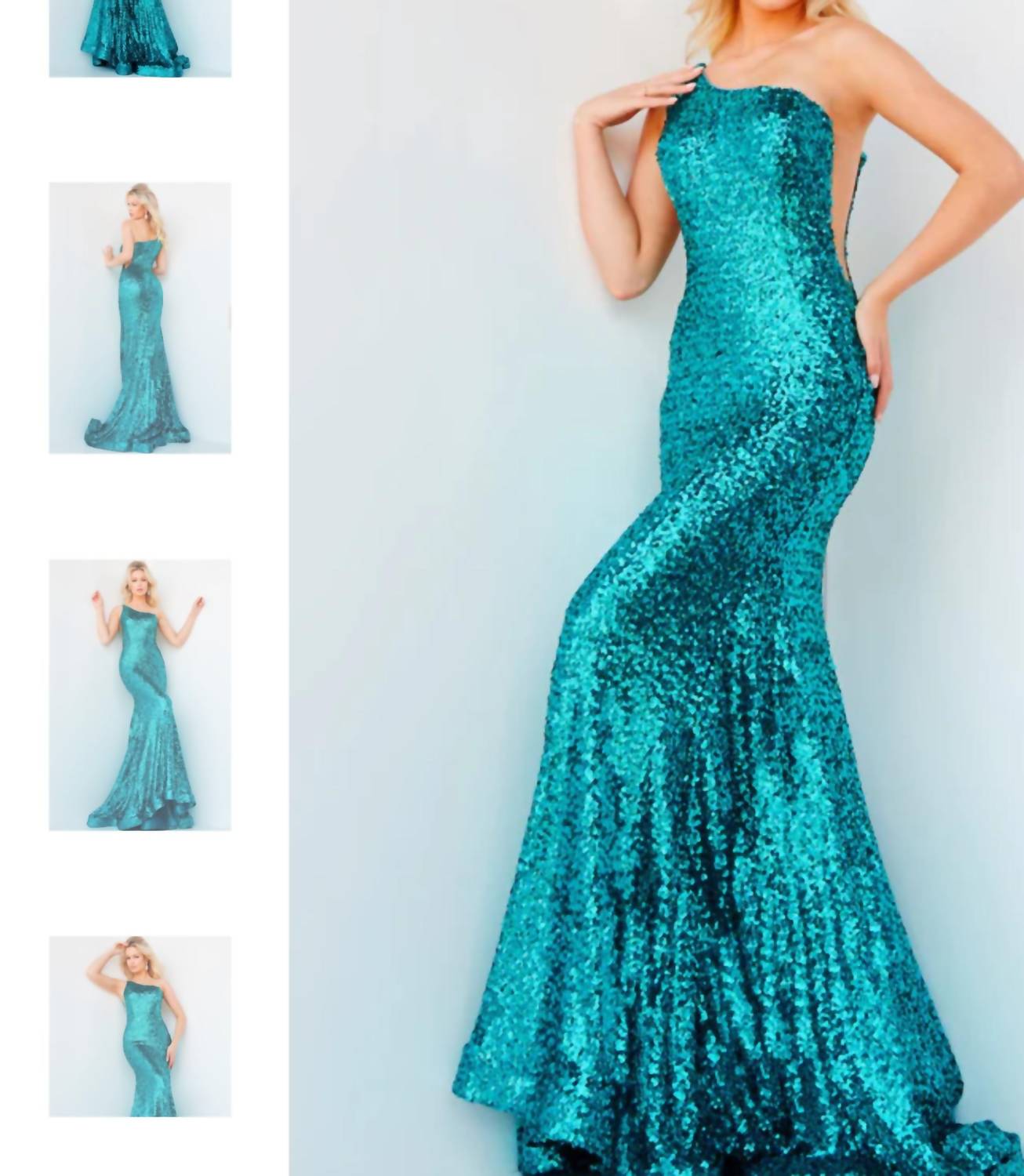 

Женское платье JOVANI, бирюзовый
