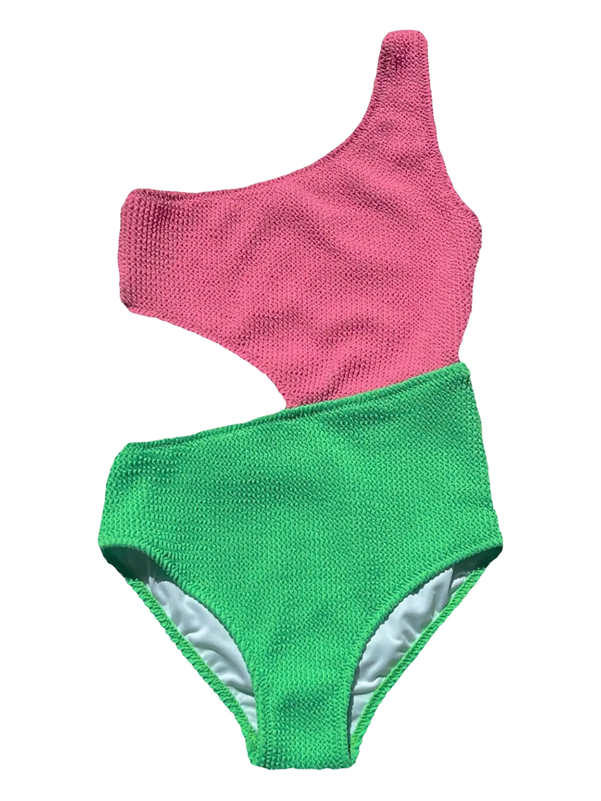 

Купальник на одно плечо Nessi Byrd Kids, розовый