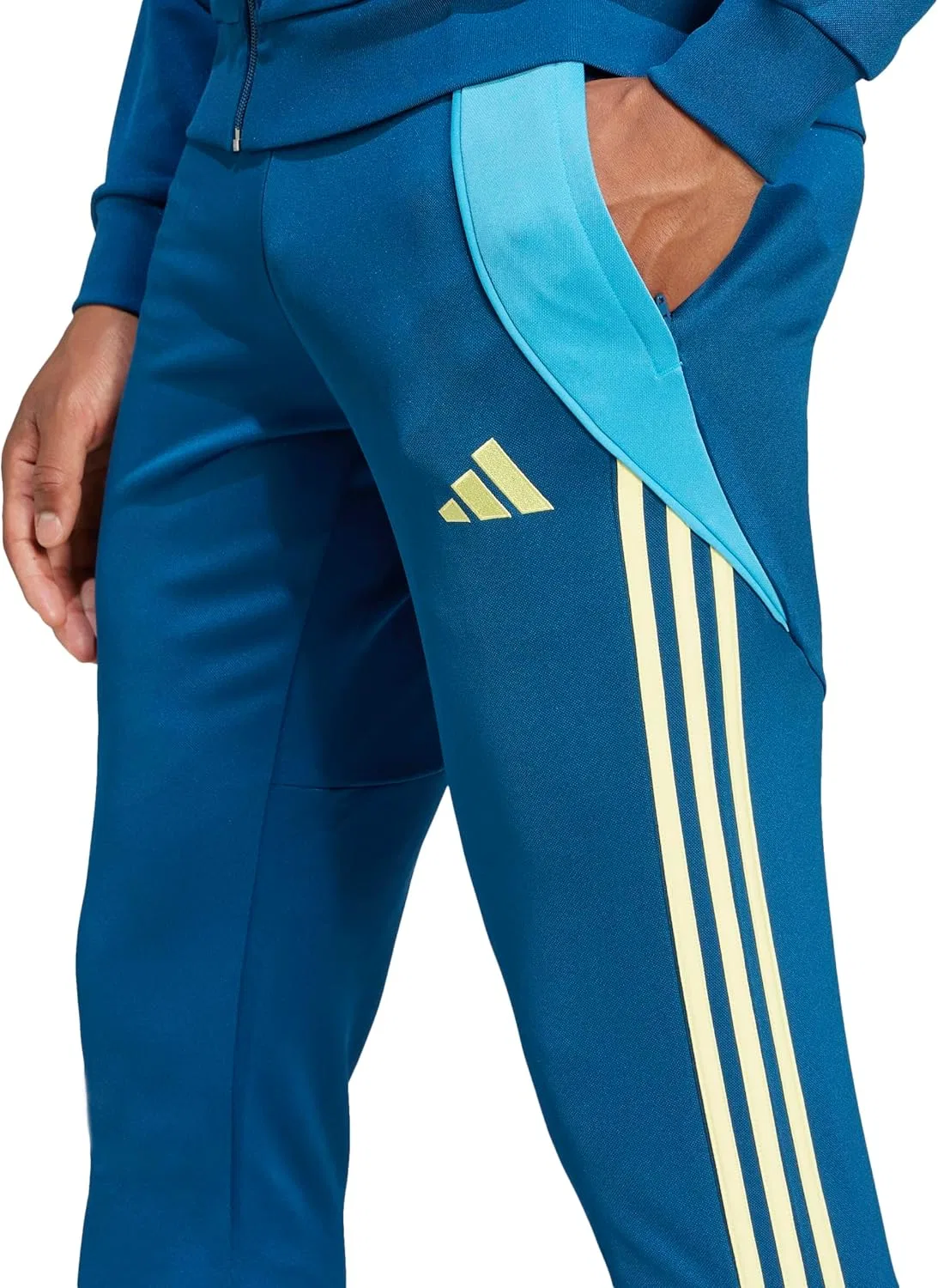 Тренировочная куртка Adidas Tiro 24, Legend Marine/Pearl Citrine — фото 4