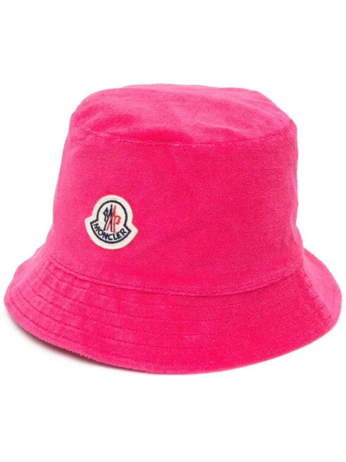 

Moncler двусторонняя панама с нашивкой-логотипом, розовый