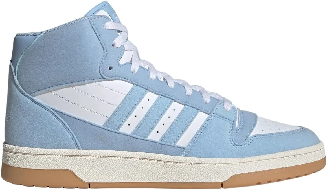Мужские баскетбольные кроссовки Adidas Turnaround Mid Top, сине-белый — фото 4