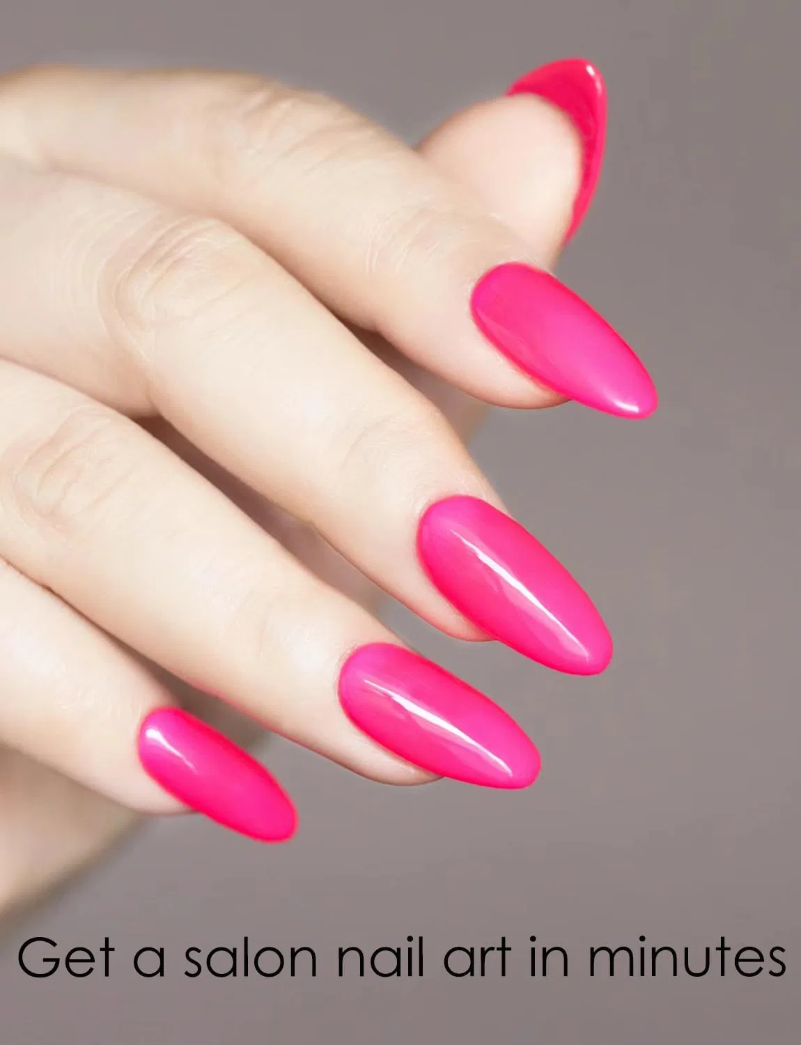Набор самоклеящихся UV-пленок для ногтей "Summer Neon Pink" 20 шт. Wahrshei, Pink — фото 3