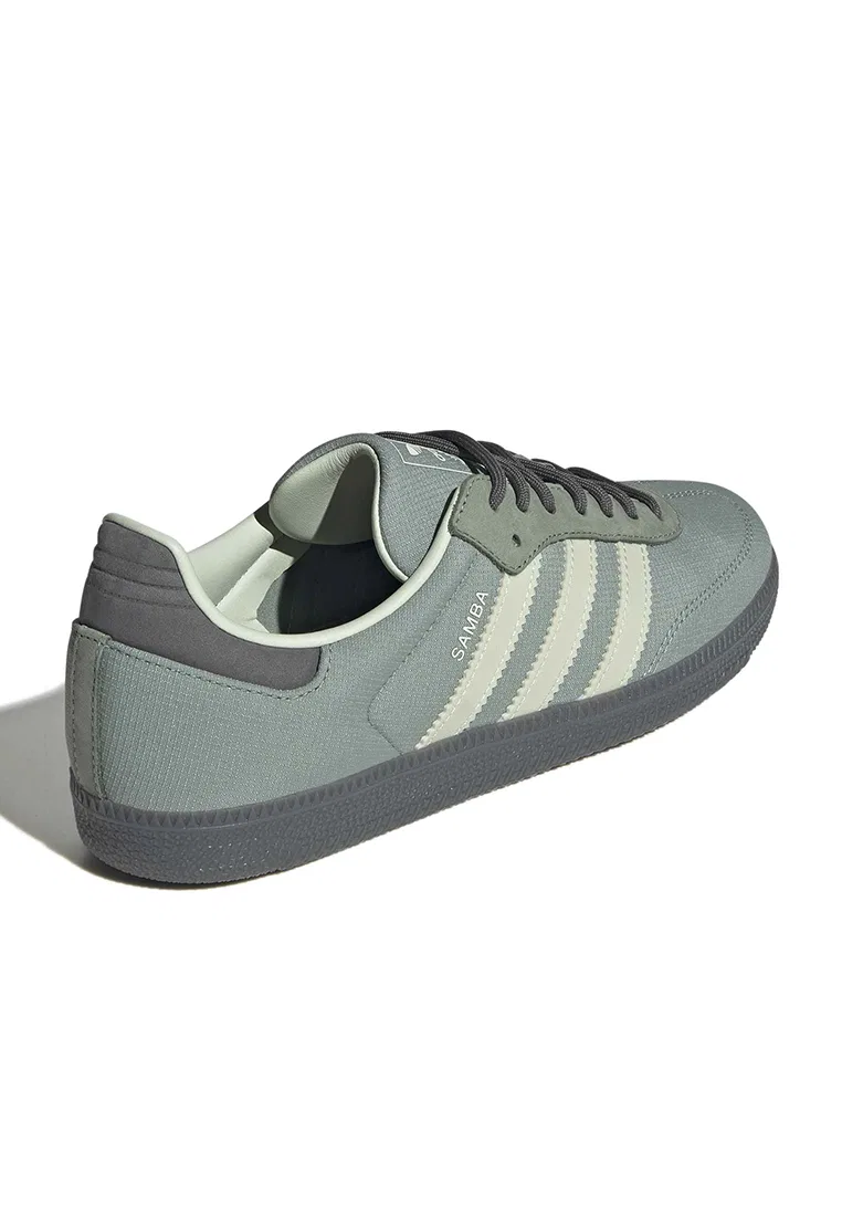 Кроссовки, повседневные, Samba OG, Adidas, зеленый/серый — фото 3