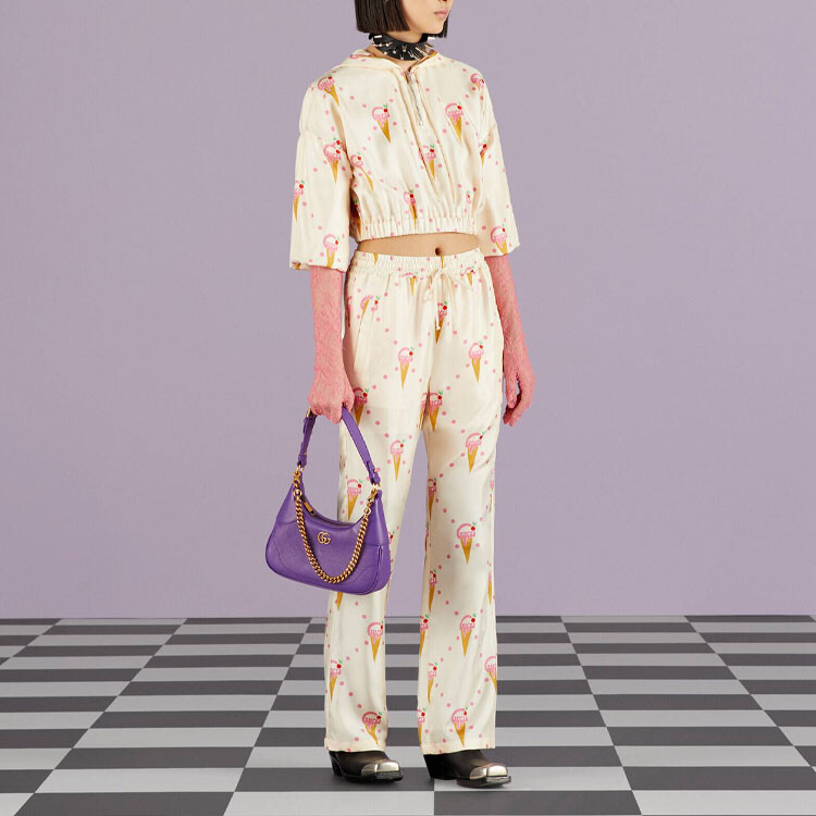 Брюки женские Gucci, розовый — фото 2
