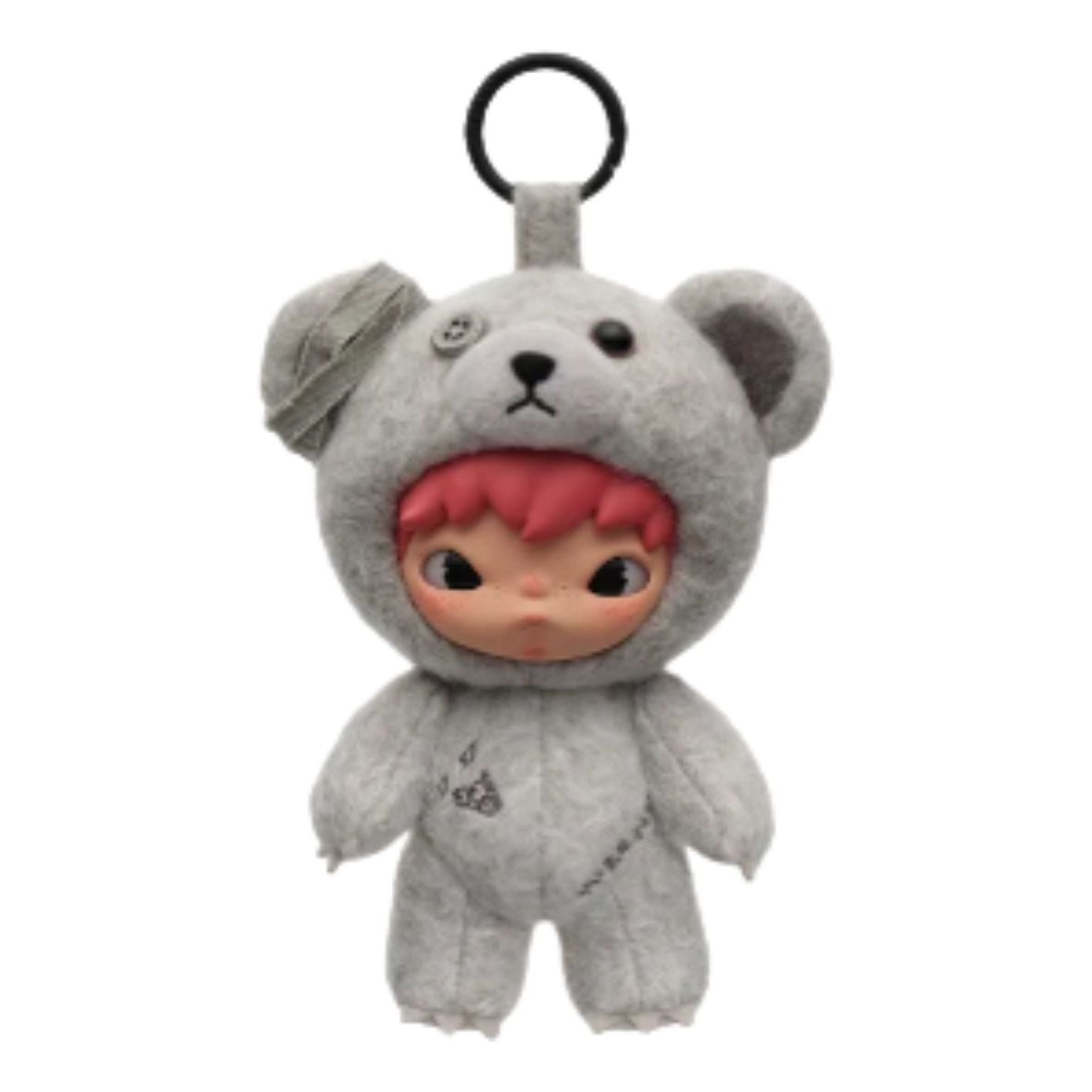 

Подвеска Pop Mart Hirono Road Journal Plush Pendant 'Grey Gravel'