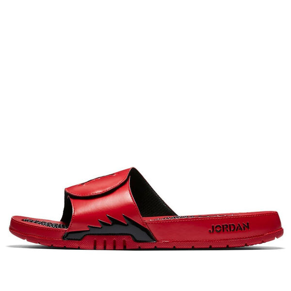 

Тапочки hydro 5 slide 'red black' Air Jordan, красный