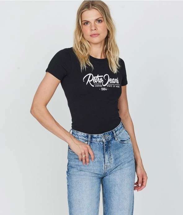 

Футболка Avelin Retro Jeans, черный