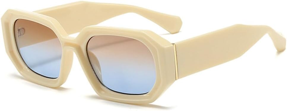 

Солнцезащитные очки конфетных цветов для женщин, градиентные, с защитой от УФ-излучения UV400, для мужчин, для занятий спортом на открытом воздухе, бега и езды generic, Beige Tea Blue