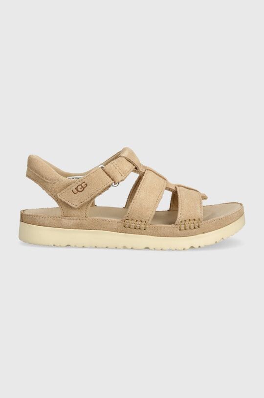 

Ugg Детские замшевые сандалии GOLDENSTAR STRAP, бежевый