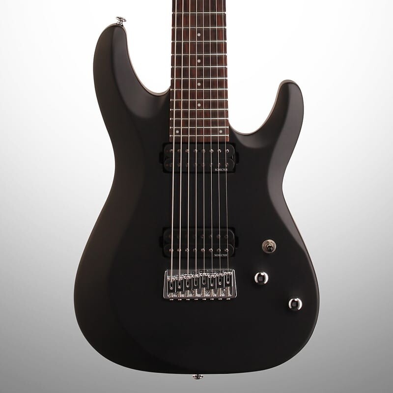 

Электрогитара Schecter C-8 Deluxe Electric Guitar, 8-String, Satin Black