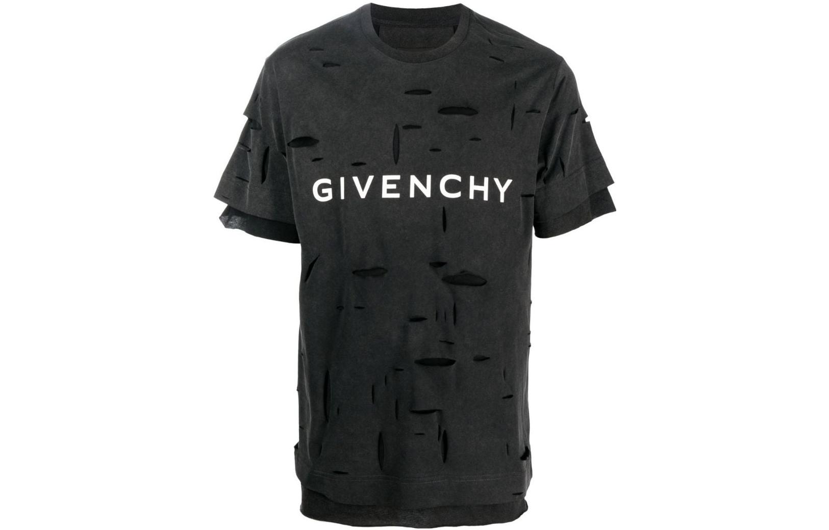 

Футболка мужская черная Givenchy, черный