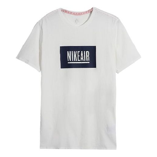 

Футболка x pigalle crossover air tee повседневная спортивная круглая горловина короткий рукав дышащая белая Nike, белый