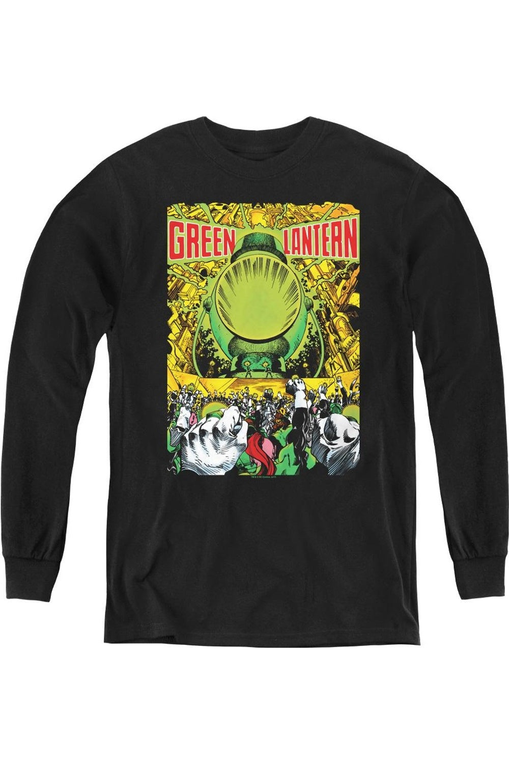 

Футболка с длинным рукавом для подростков Green Lantern GL #200 Cover Gildan