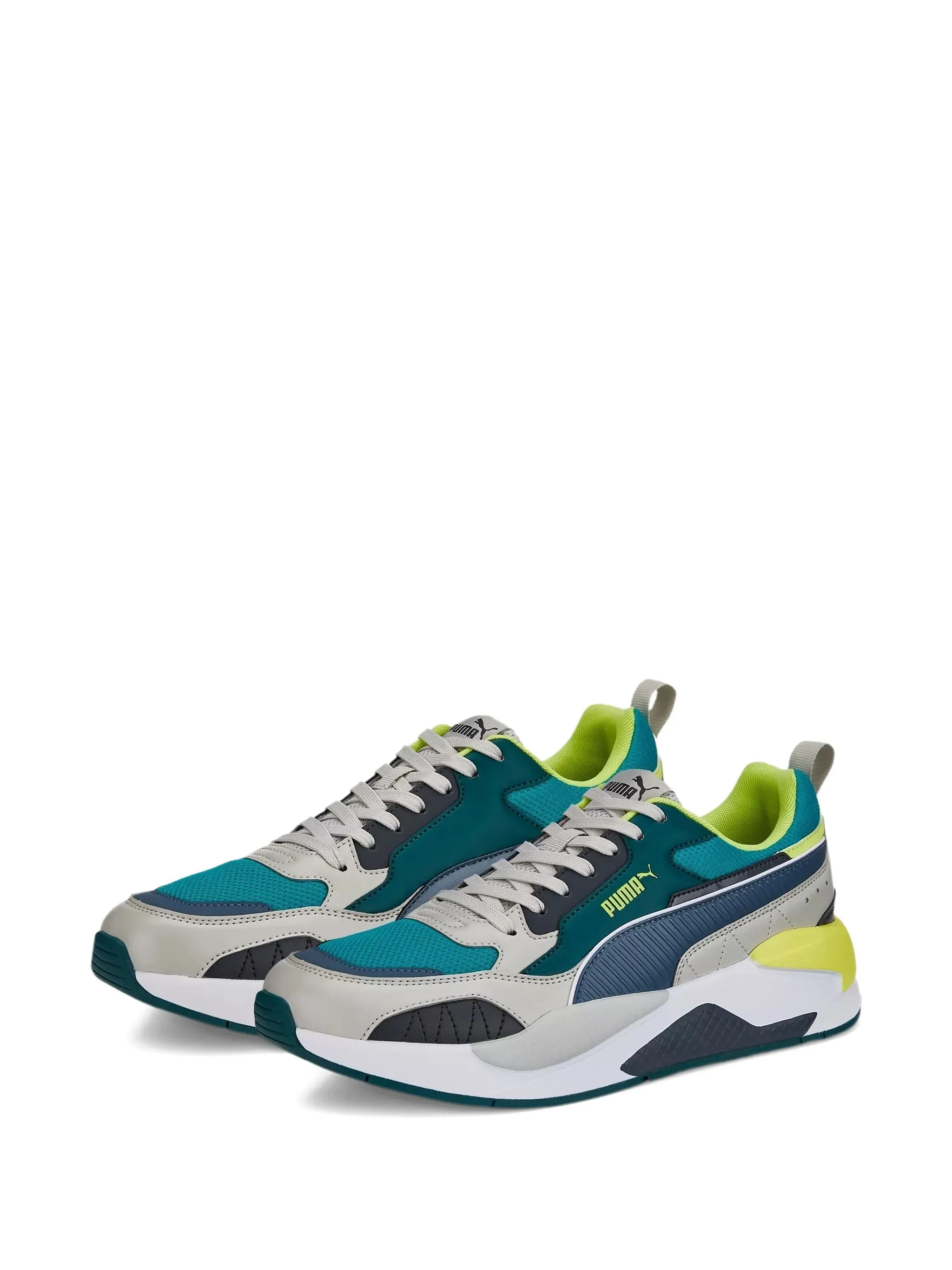 Кроссовки X-Ray 2 Square со вставками Puma, зеленый — фото 2