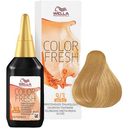 

Color Fresh 9/3 Очень светлый золотистый блондин 75мл, Wella