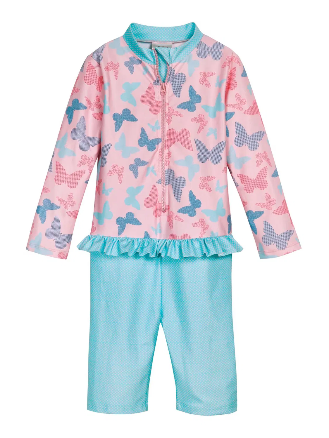 Купальник 'Schmetterlinge' Playshoes, Blue/Aqua/Rose/Light Pink
