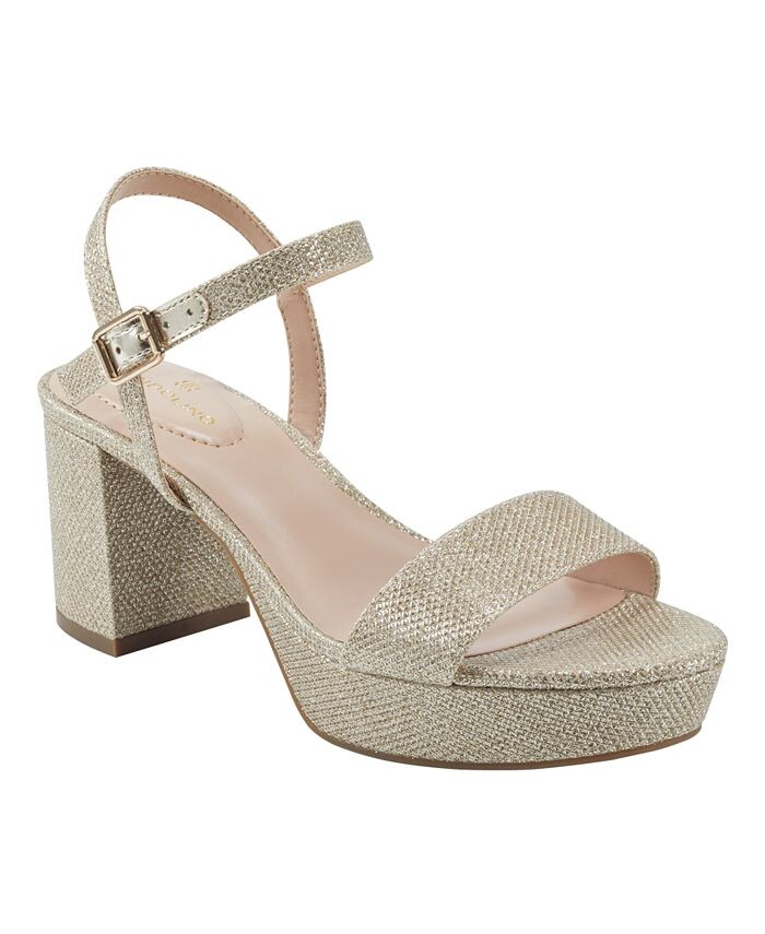 

Женские босоножки Pennie на платформе и блочном каблуке Bandolino, золото