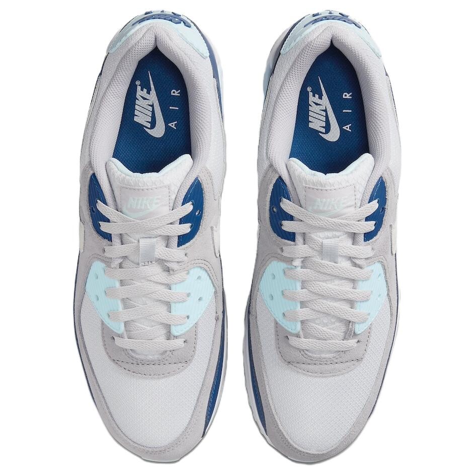 Кроссовки Nike Air Max 90 Glacier Blue, белый/синий — фото 4