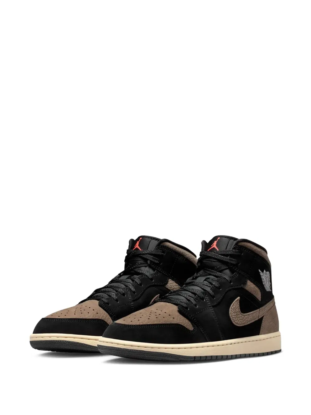 Кроссовки Air Jordan 1 Mid SE, черный — фото 2