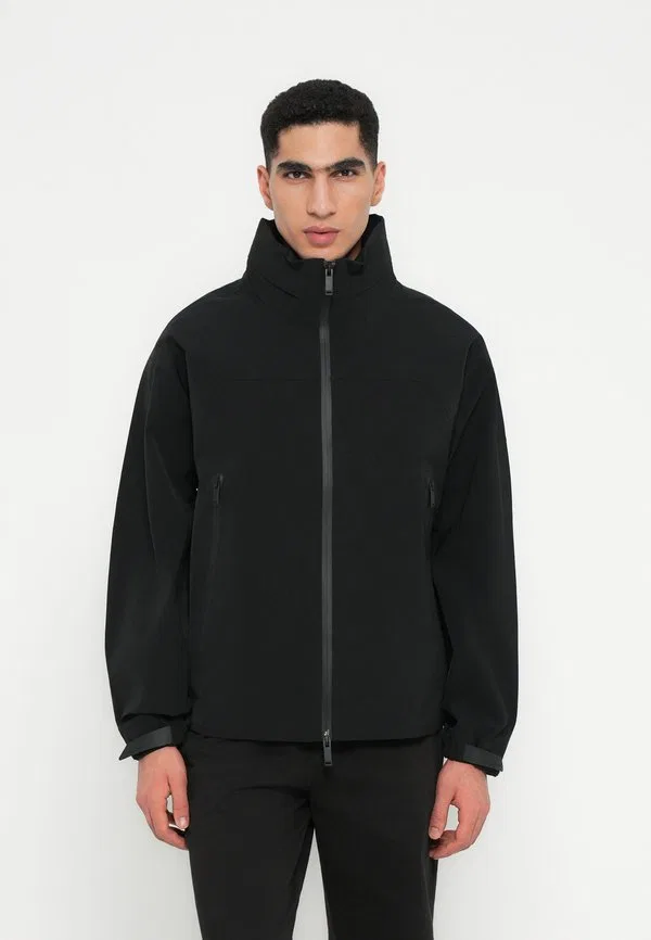 Легкая куртка 2 в 1 с воротником-стойкой Calvin Klein, Black