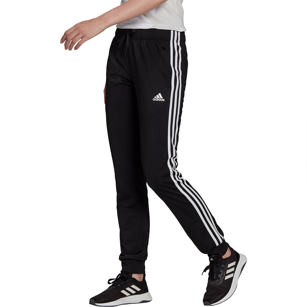 

Брюки adidas Sportswear Primegreen Essentialsarm-Up Slim Tapered 3 Stripes, черный