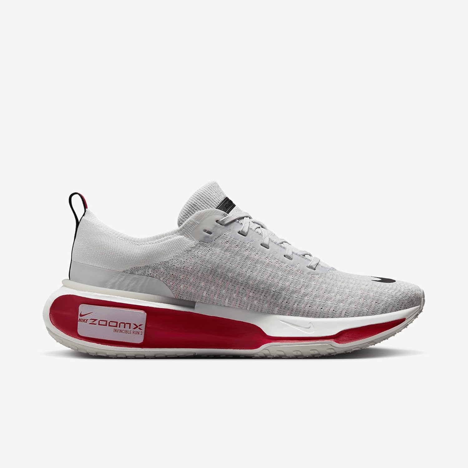 Мужские кроссовки Nike ZoomX Invincible Run, белый/черный/красный/серый — фото 4