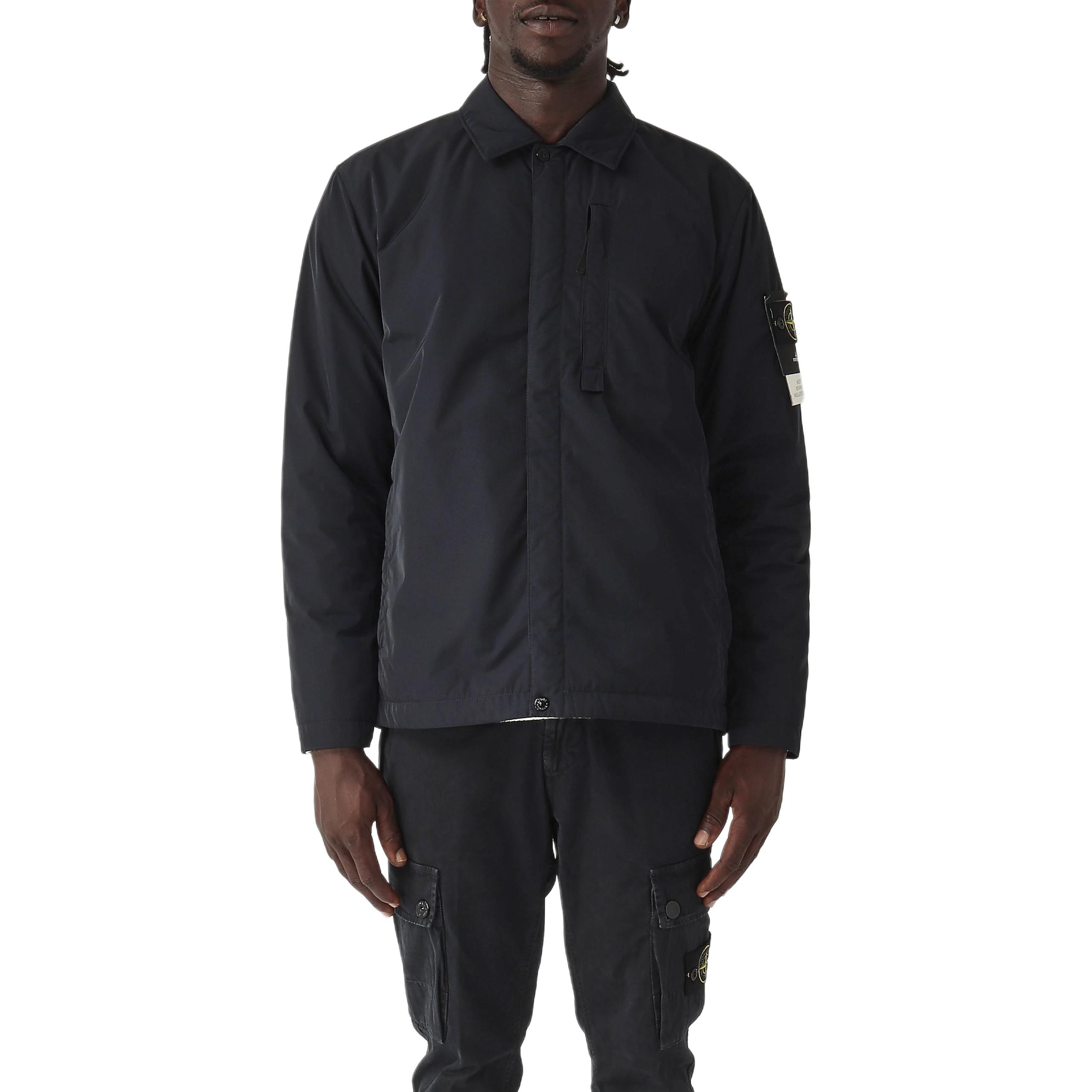 

STONE ISLAND Длинный рукав твил куртка, Marine Blue
