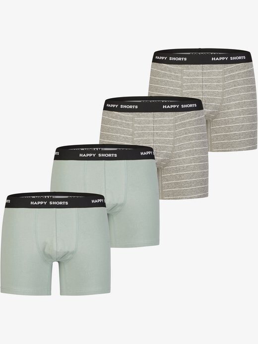

Ретро-Боксеры классические Happy Shorts, серый