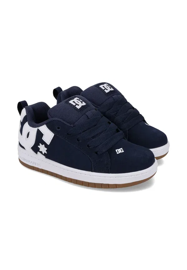 Кроссовки для скейтбординга Court Graffik Skate Shoes Dc Shoes, темно-синий / белый / жевательная резинка — фото 2