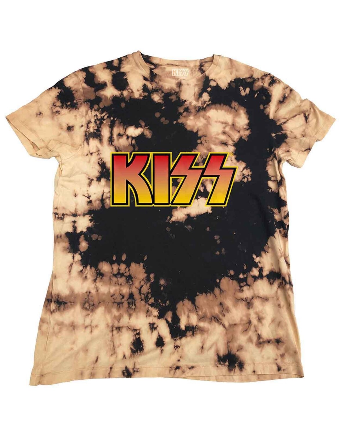 

Классическая футболка унисекс с логотипом группы Dip Dye KISS, черный