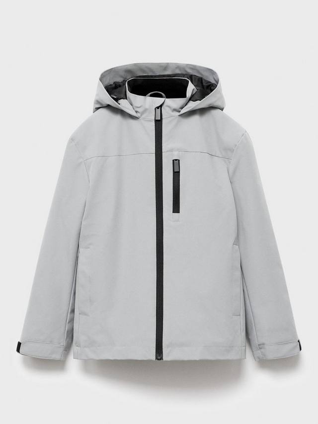 

Детская куртка Hank с капюшоном Mango, Grey