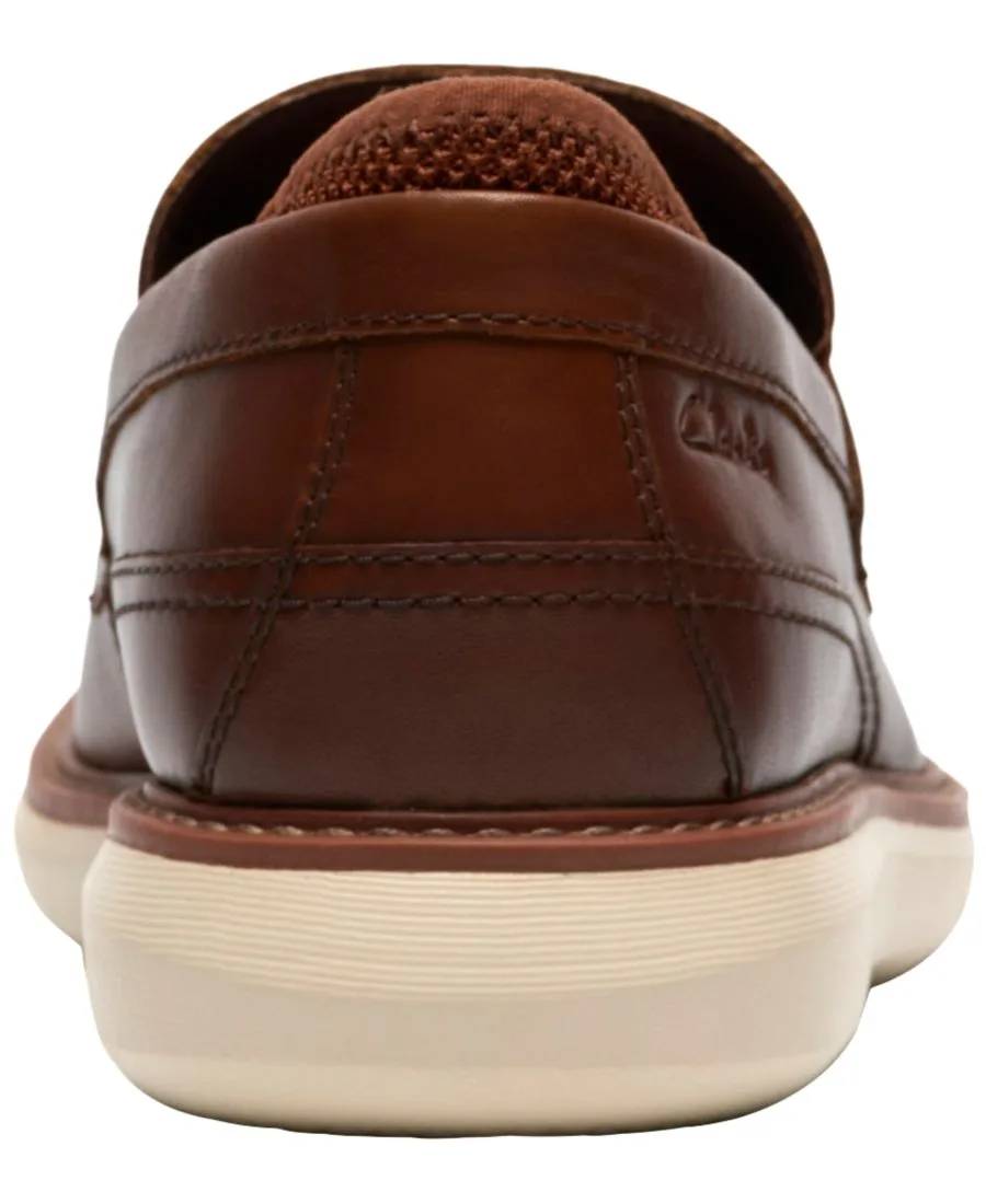 Мужские лоферы без шнурков Clarks, Tan — фото 3